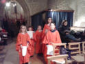 Christmas Carol Service.  Saltby December 2013.